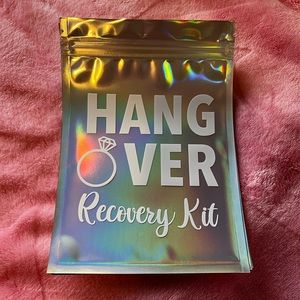Holographic Hangover Bag for Hangover Recovery Kit New Bachelorette Party